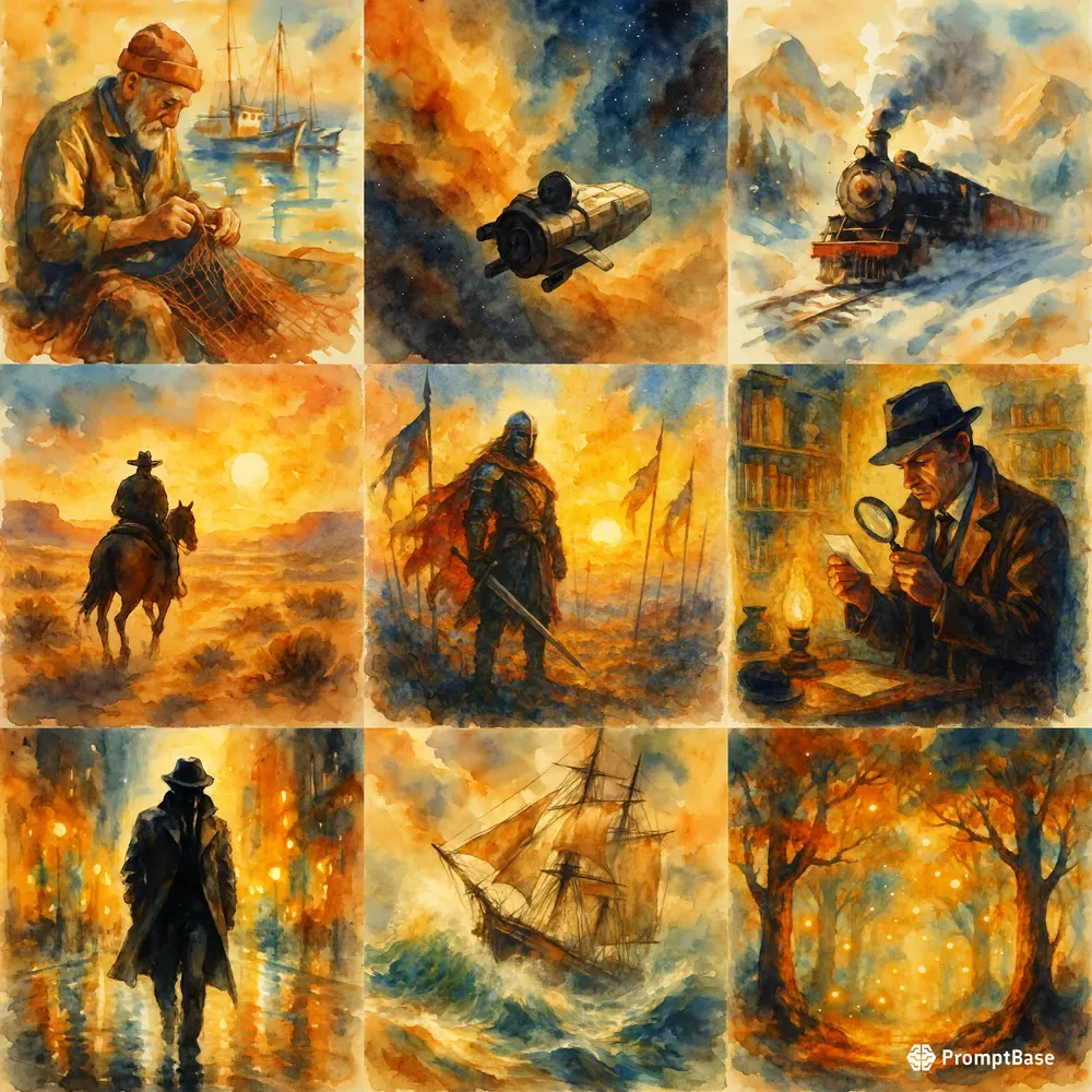 Watercolor Portraitscene Generators