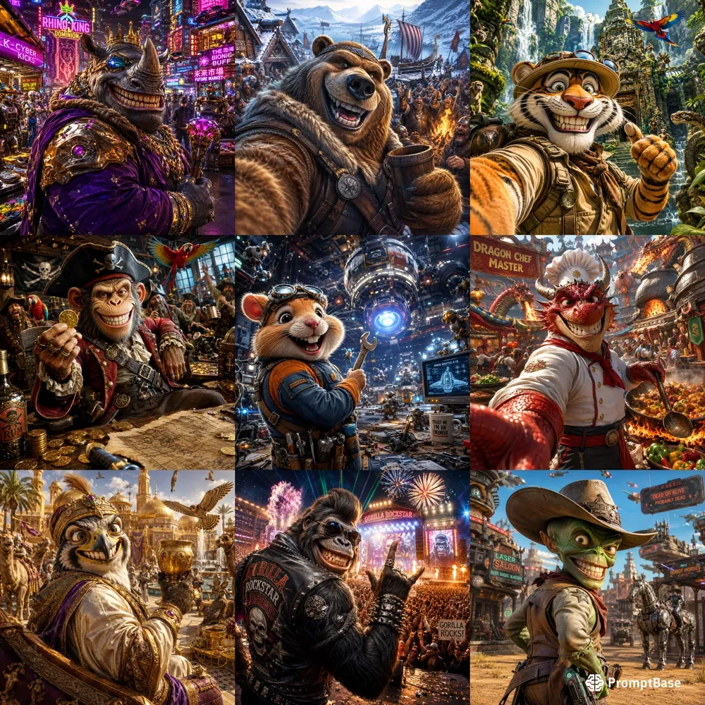 Wild Cartoon Legends Character Collections