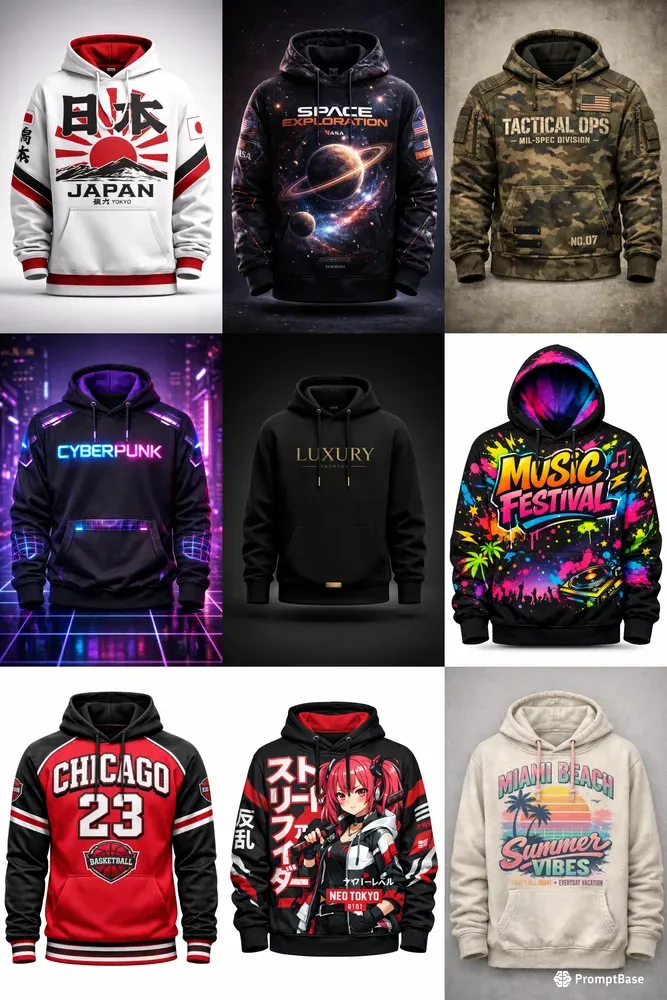 Bold Streetwear Hoodie Designs