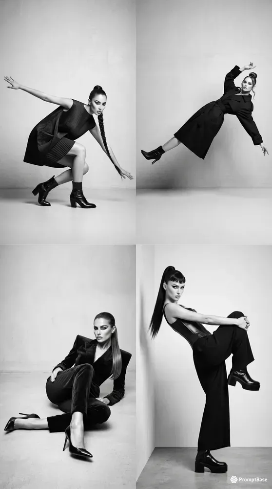 Monochrome Avantgarde Highfashion