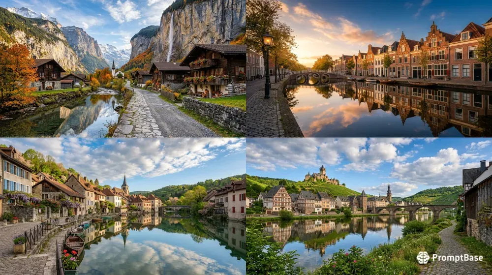 Highly Realistic Village Photos