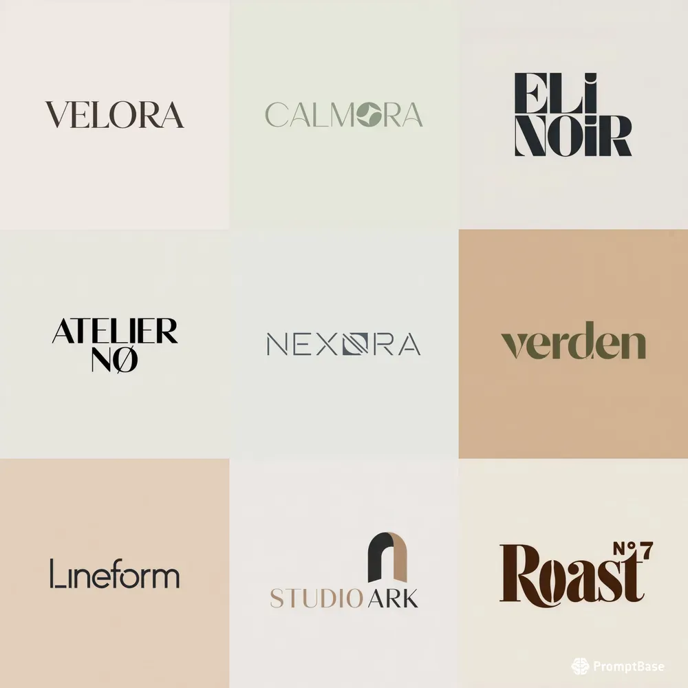 Minimal Luxury Logo Designs
