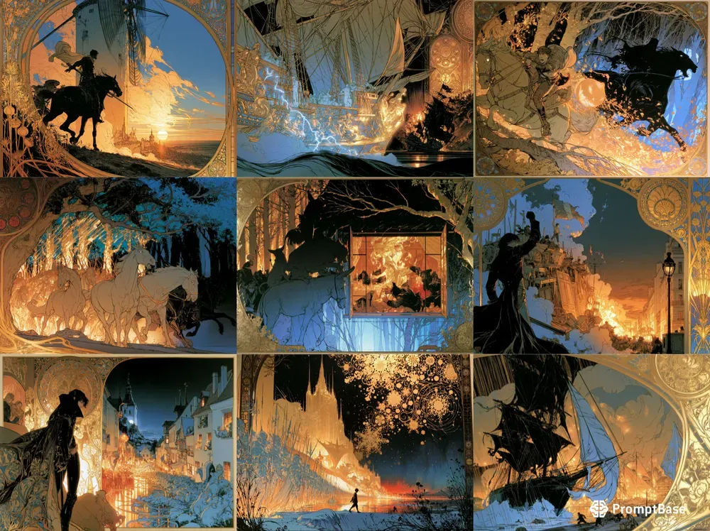 Enchanted European Storybook Nouveaus