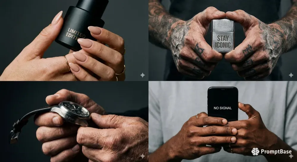 Cinematic Luxury Hand Portraits