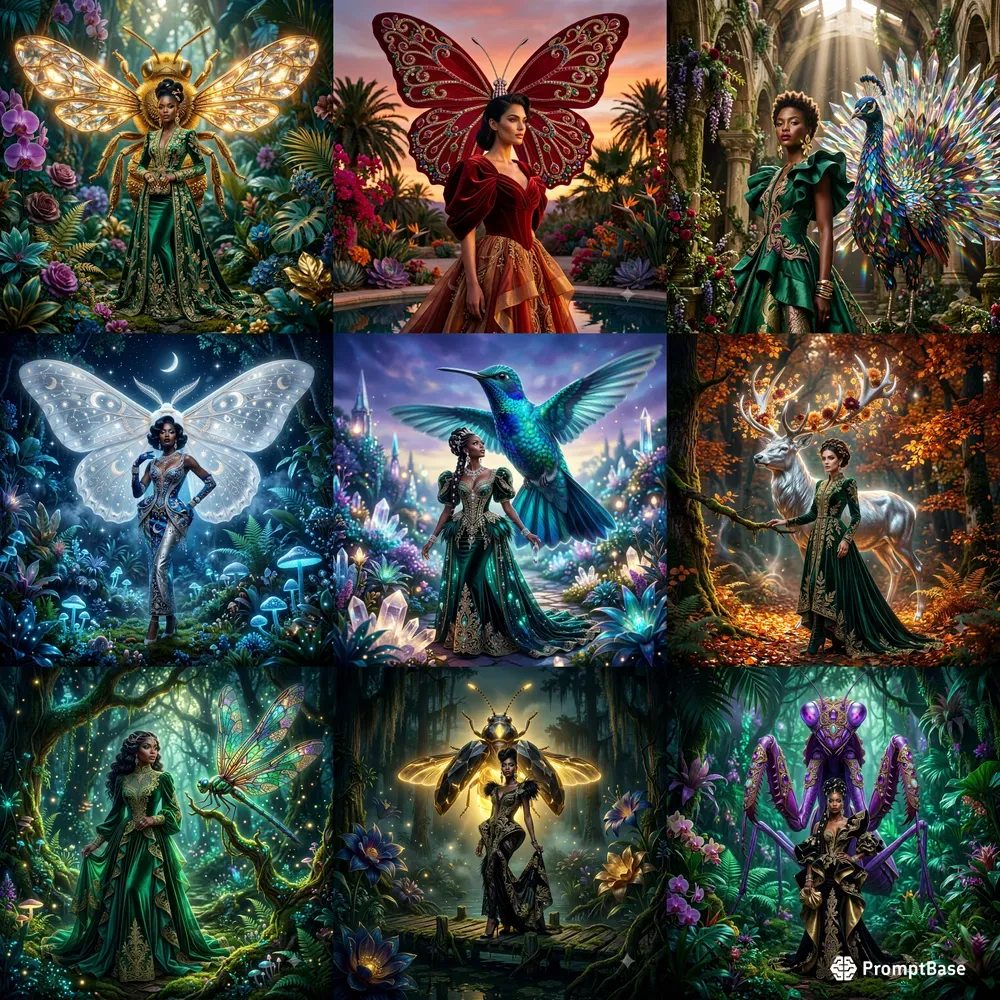 Surreal Giant Creature Coutures