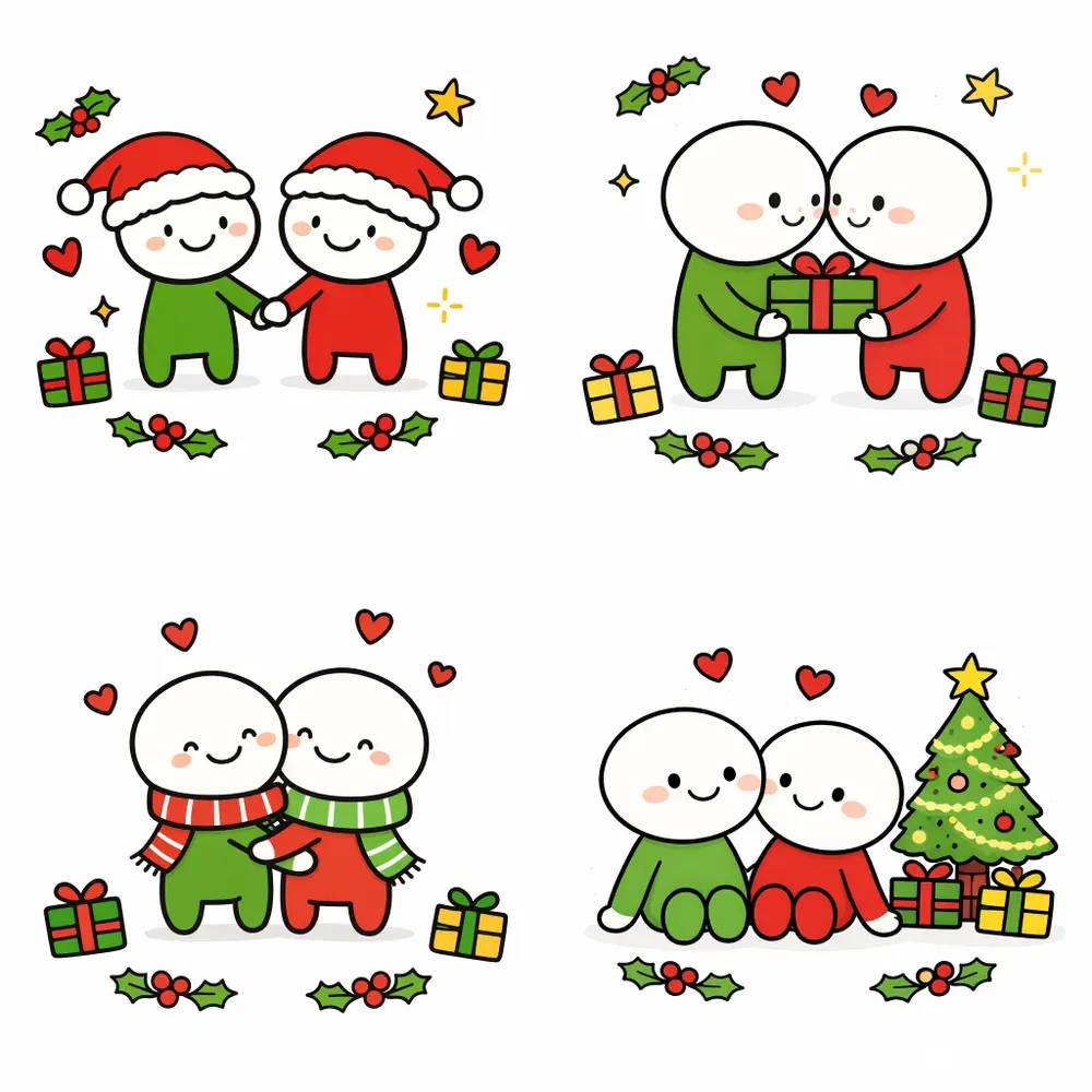 Christmas Love Doodles