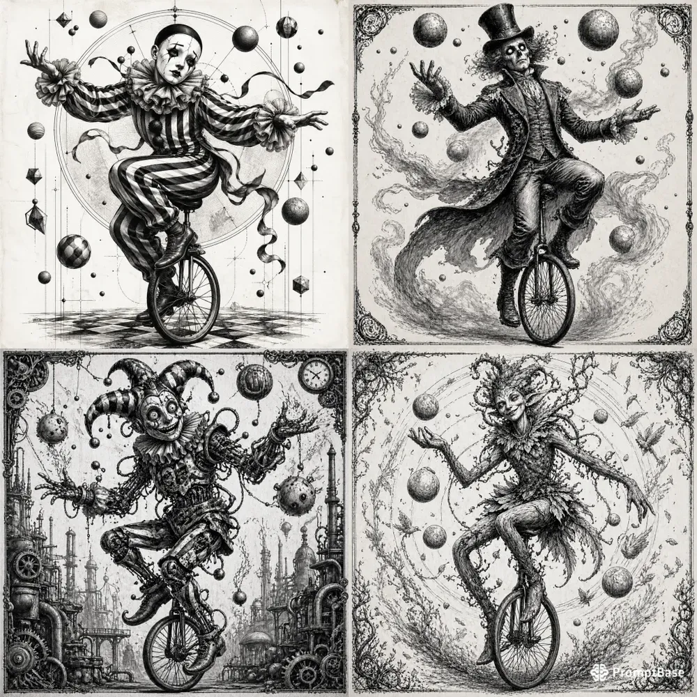 Vintage Surreal Ink Performer Series