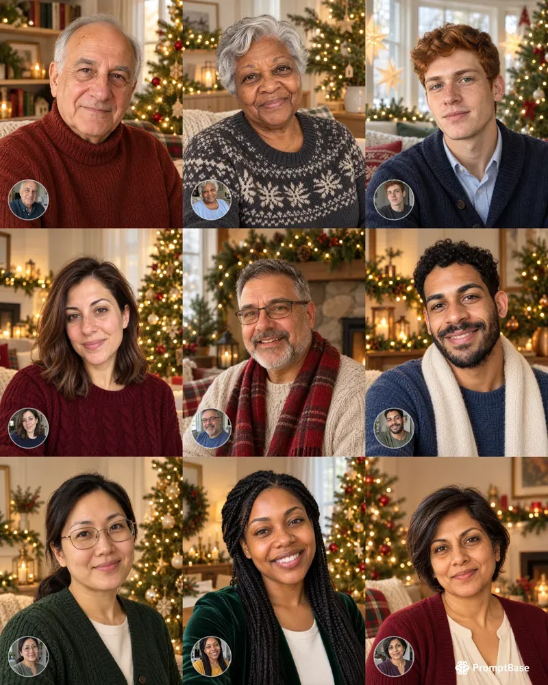 Christmas Portraits From Photos