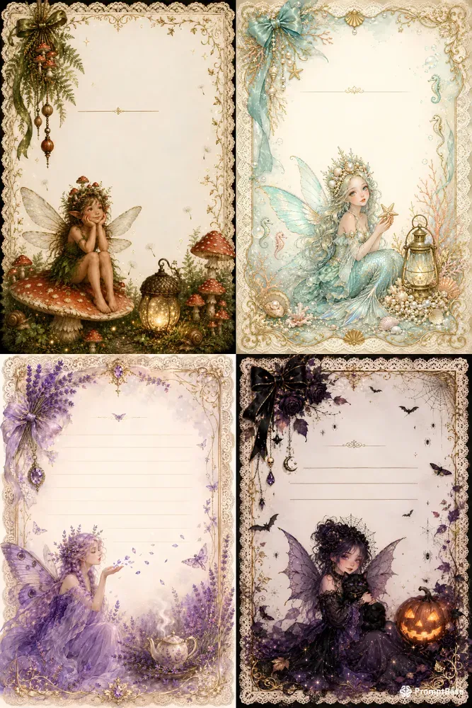 Fairy Stationery Journals