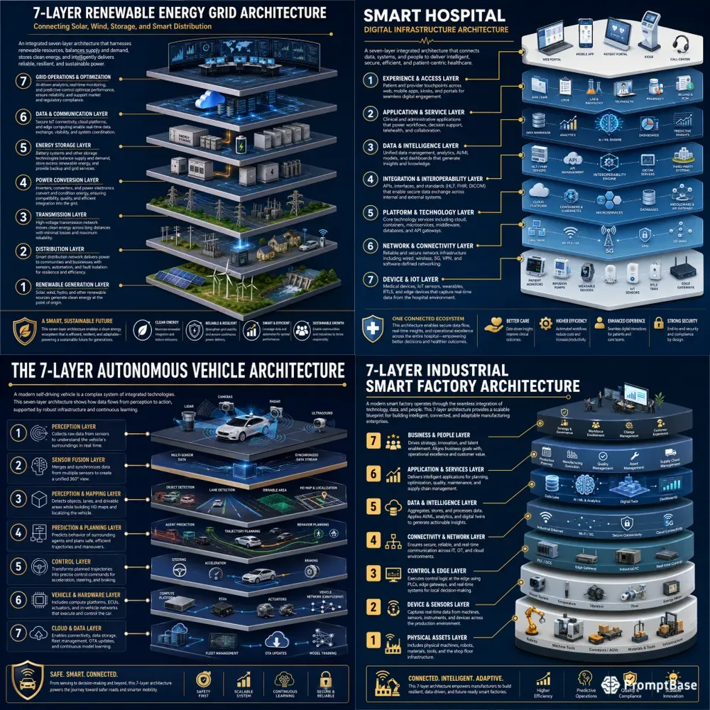 Layered Systems Infographics