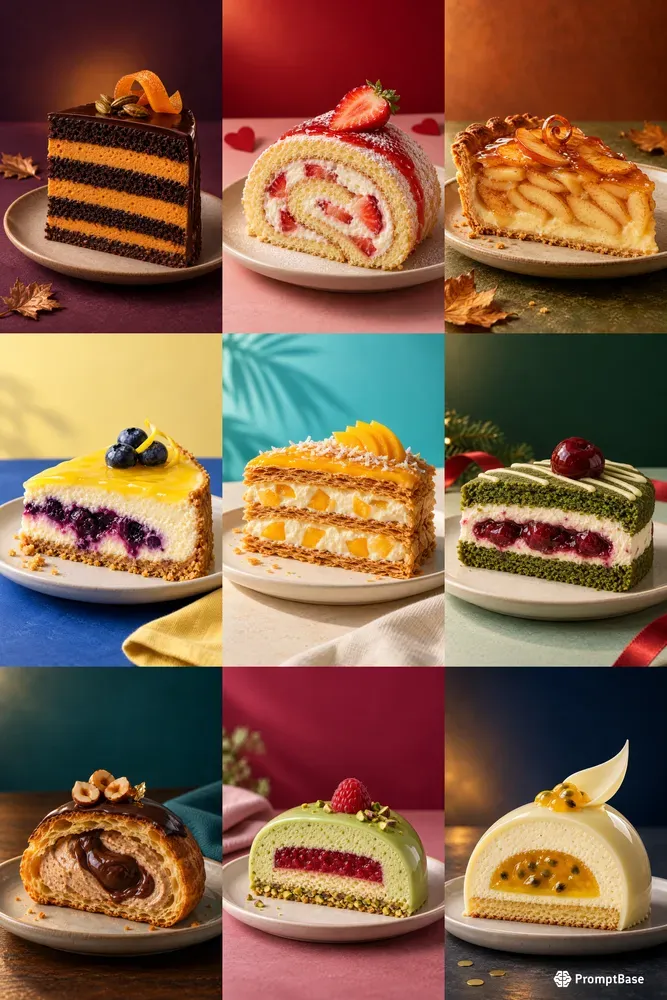 Dessert Flavor Showcase Art