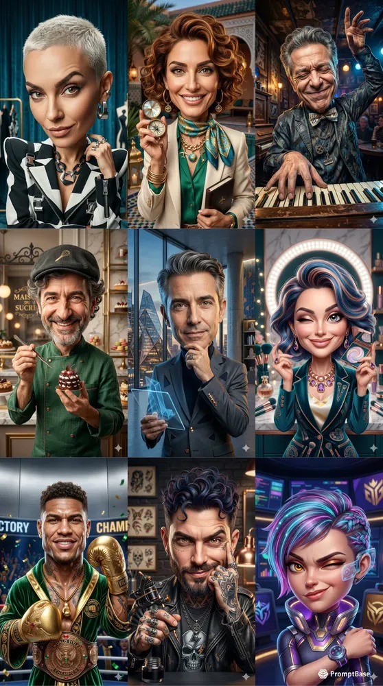 Caricature Closeup Pro Generator