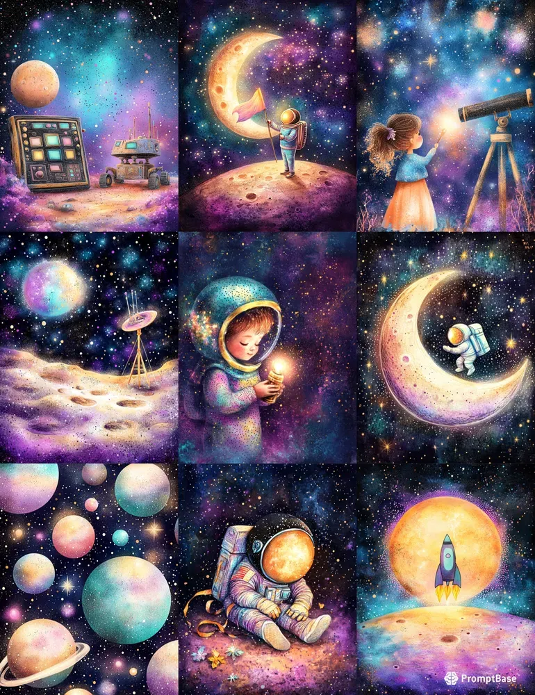 Dual Traveling To The Moon Pages