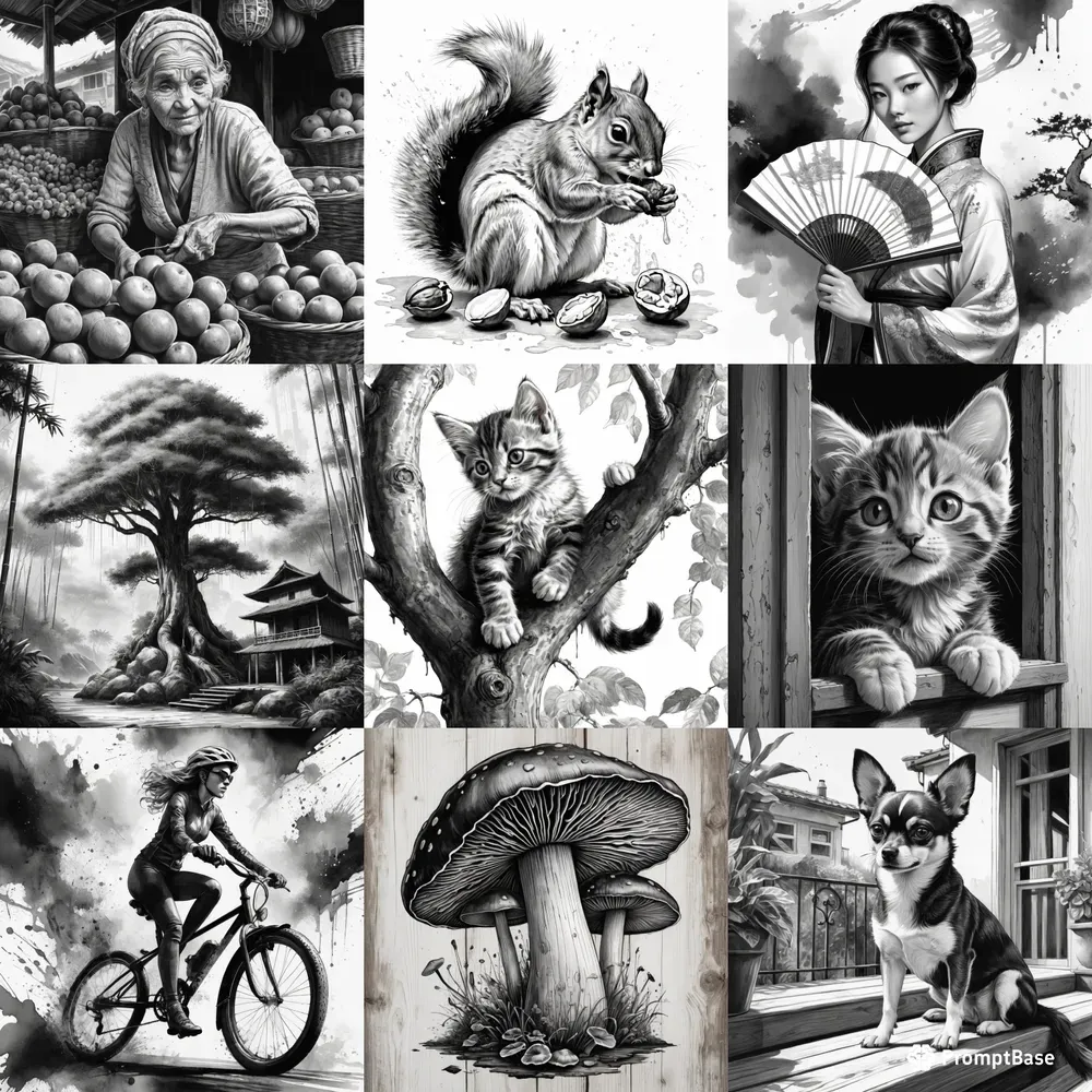 Illustrations Black And White