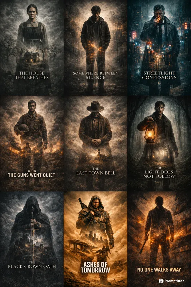 Double Exposure Cinematic Movie Posters