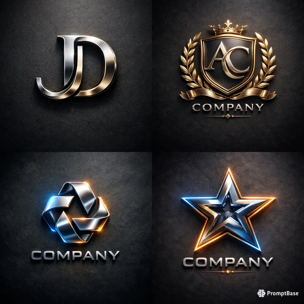 Luxury 3D Logos