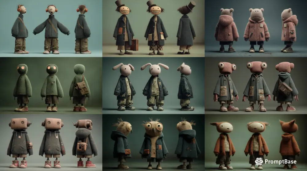 3D Claymation Characters