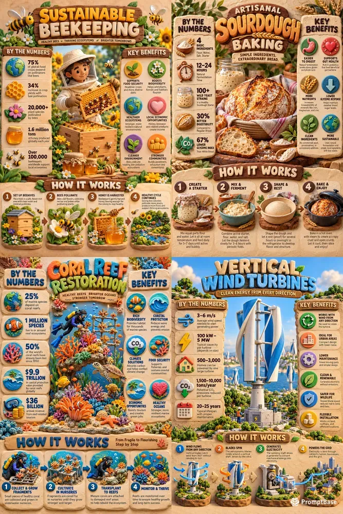3D Infographic Topic Poster Maker