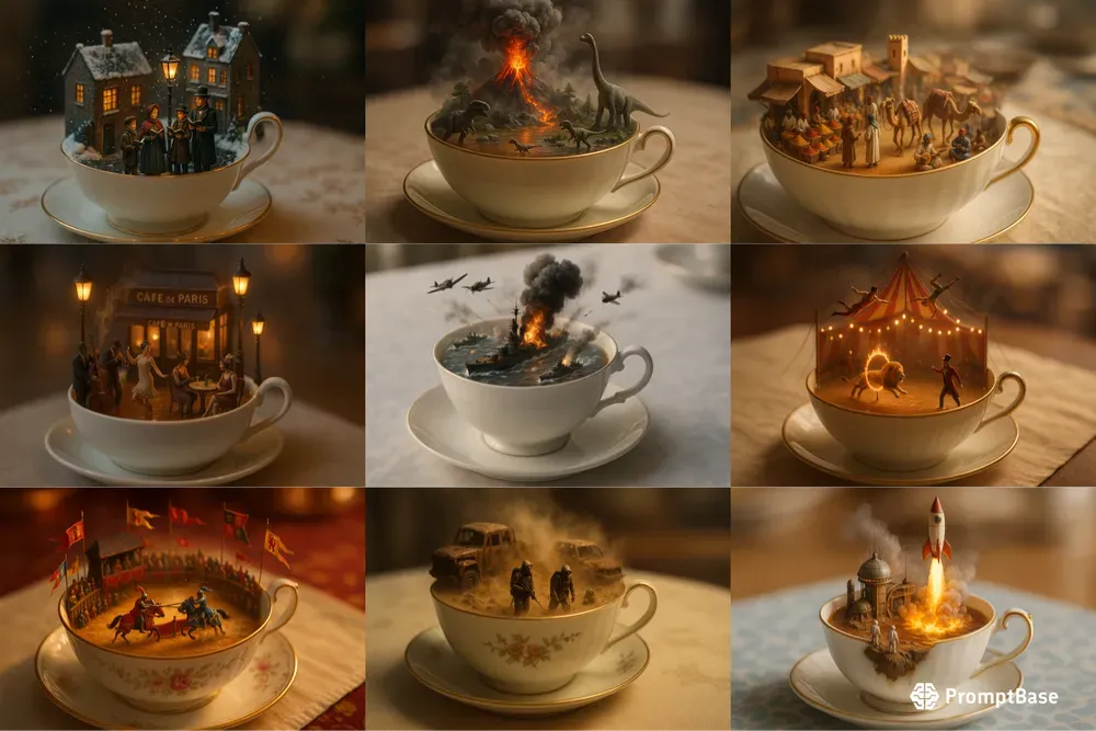 A Storm In A Teacup Miniature Worlds