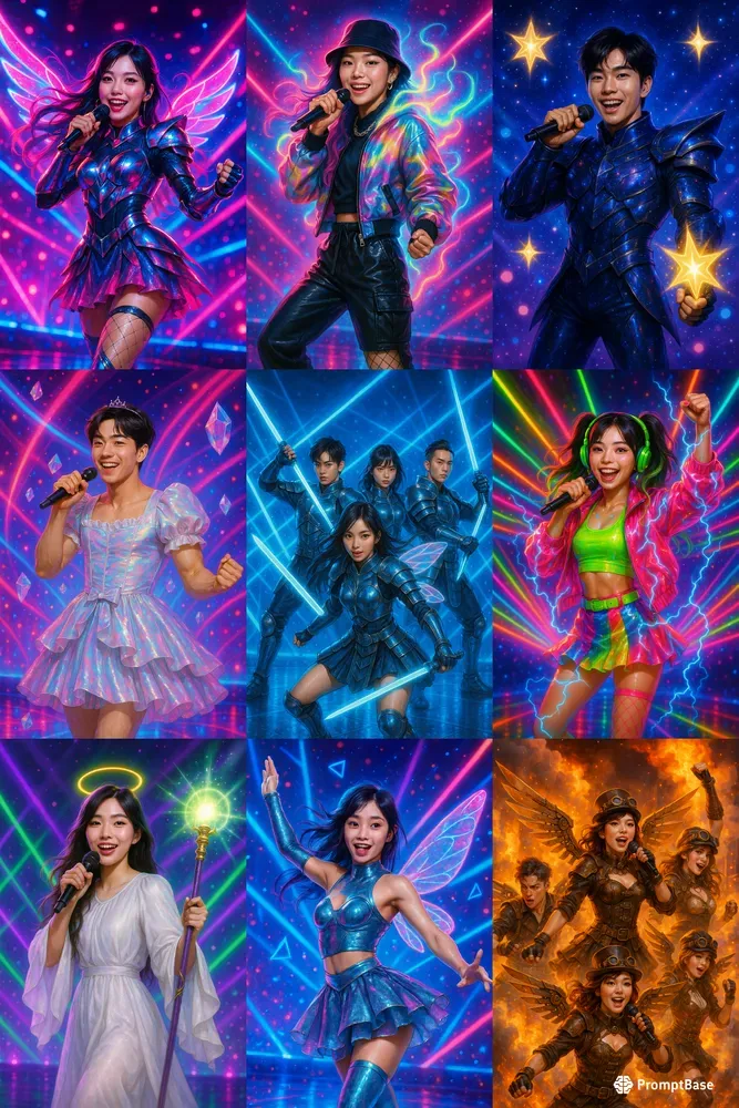 Kpop Fantasy Idol Art