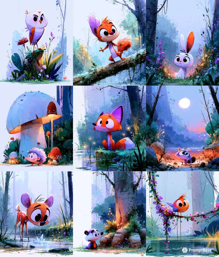 Whimsical Woodland Storybooks