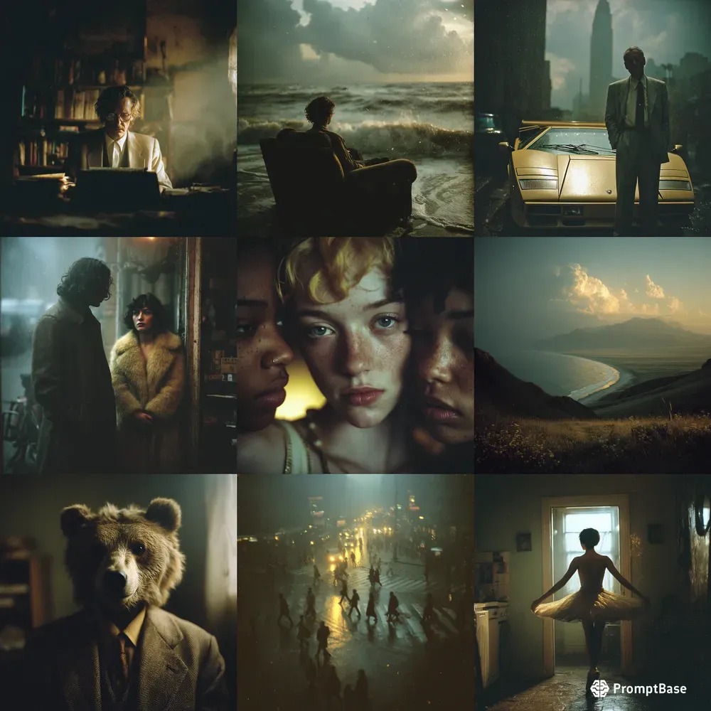 Retro Cinematic Analog Film Photography