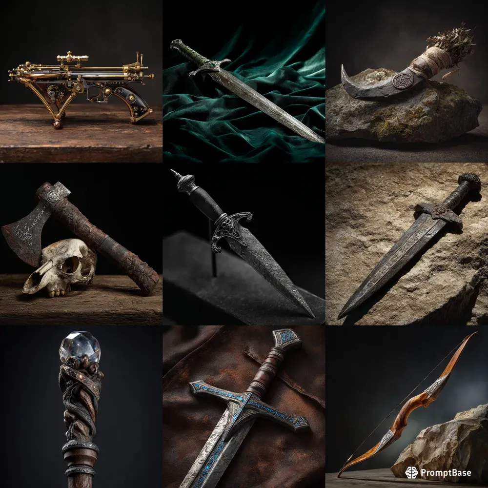 Legendary Weapon Art Generator