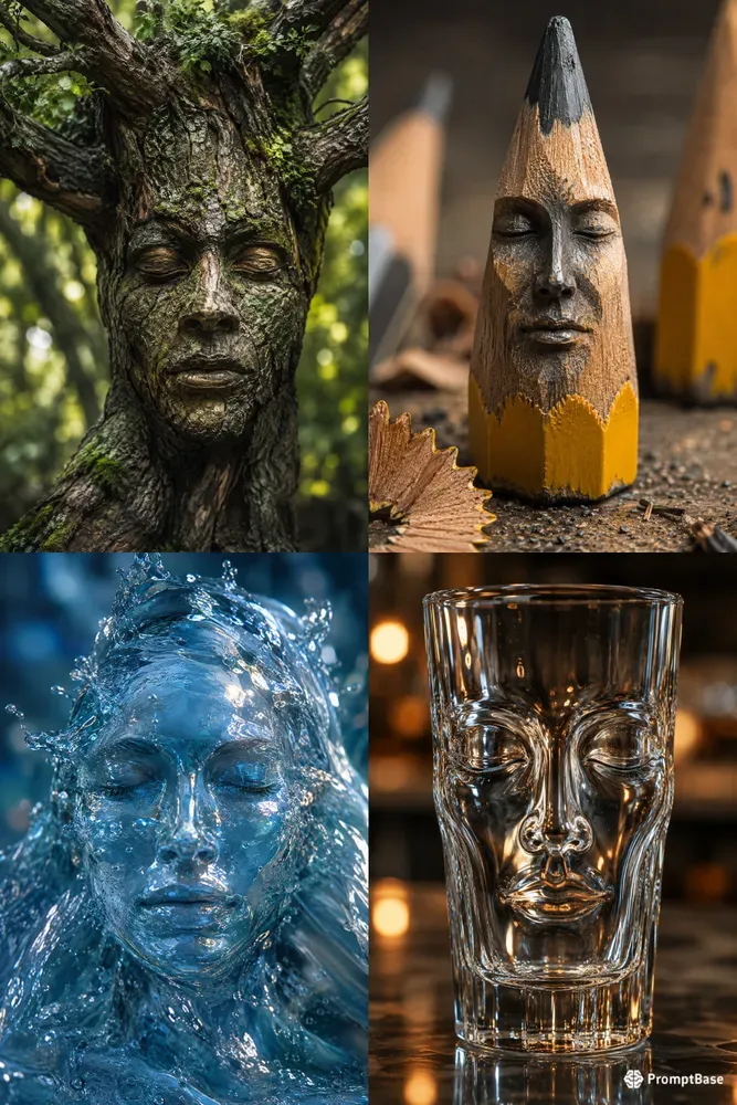 Generate Hyperreal Object Face Art Images