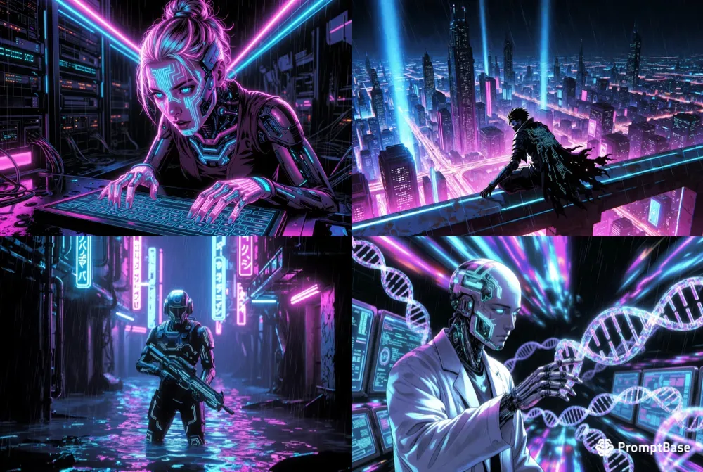 Cyberpunk Scifi Anime Images