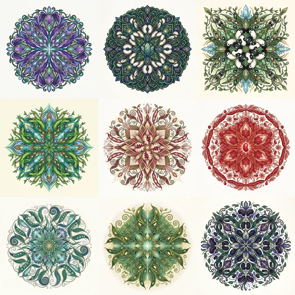 Magical Bean Kaleidoscopes