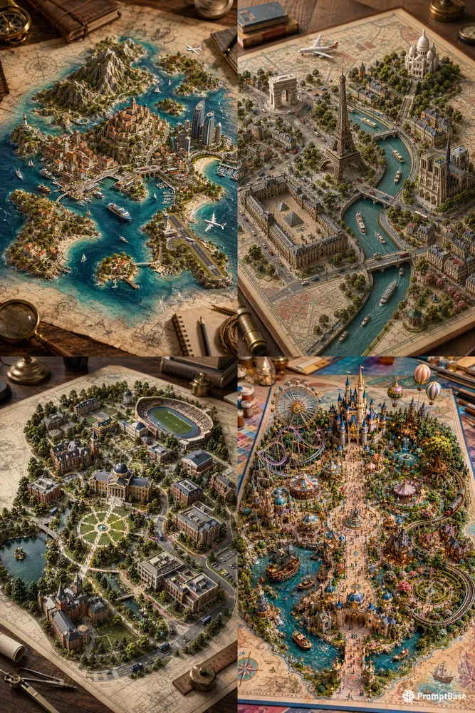 Miniature Map Diorama Generator