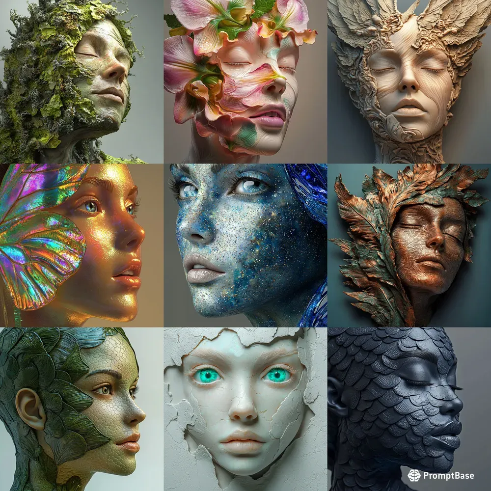 Lucid Organosculpt Portraits