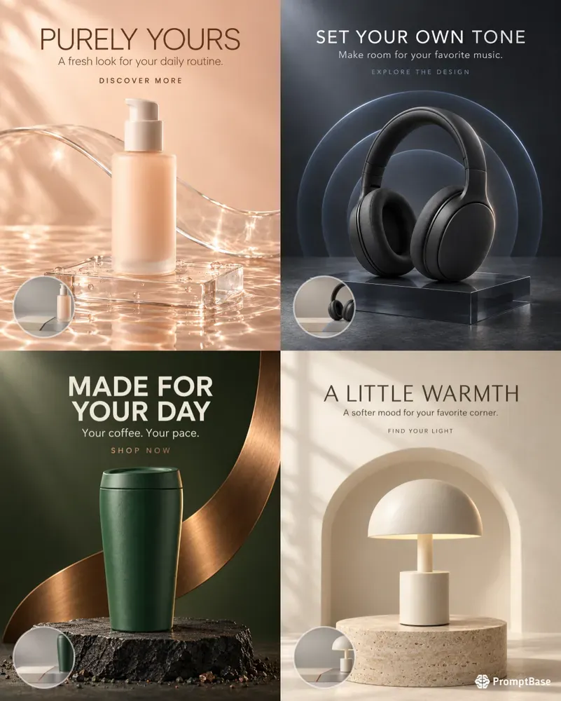 Product Photo Ads With Custom Copy