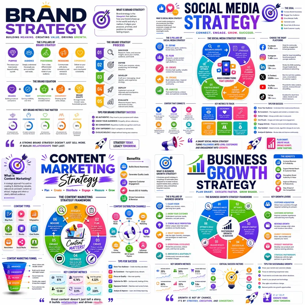 Business Strategy Infographic Designs