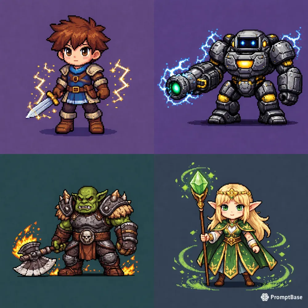 Ultimate Retro Characters