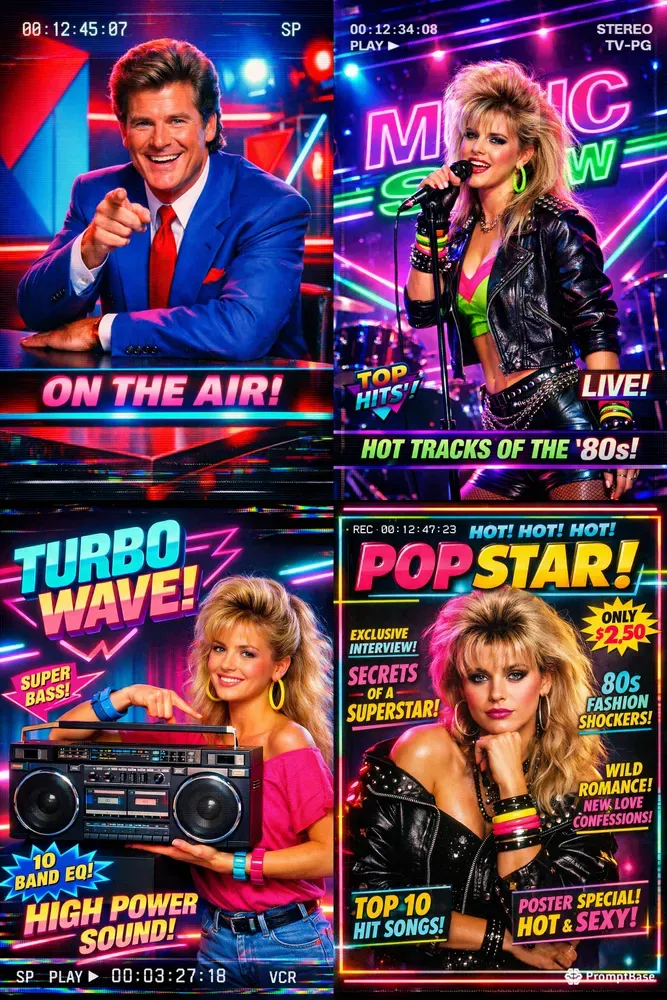 80s Media Broadcast Ultravivid Packs