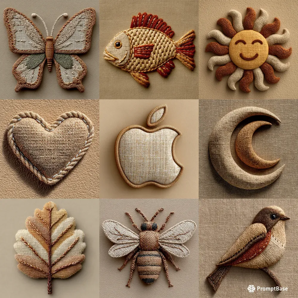 Linen Fabric Texture Icon Packs