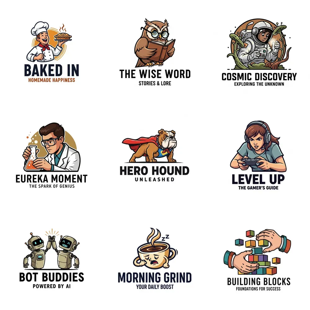 Modern Vector Emblem Logos