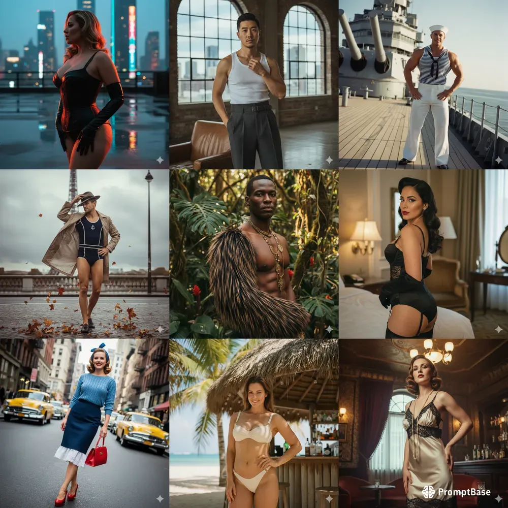 Pinup Illustration Hotties