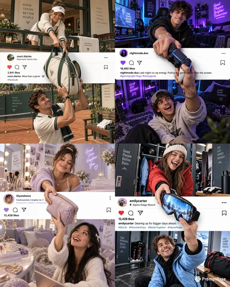 Instagram 3D Pop Out UGC Ads