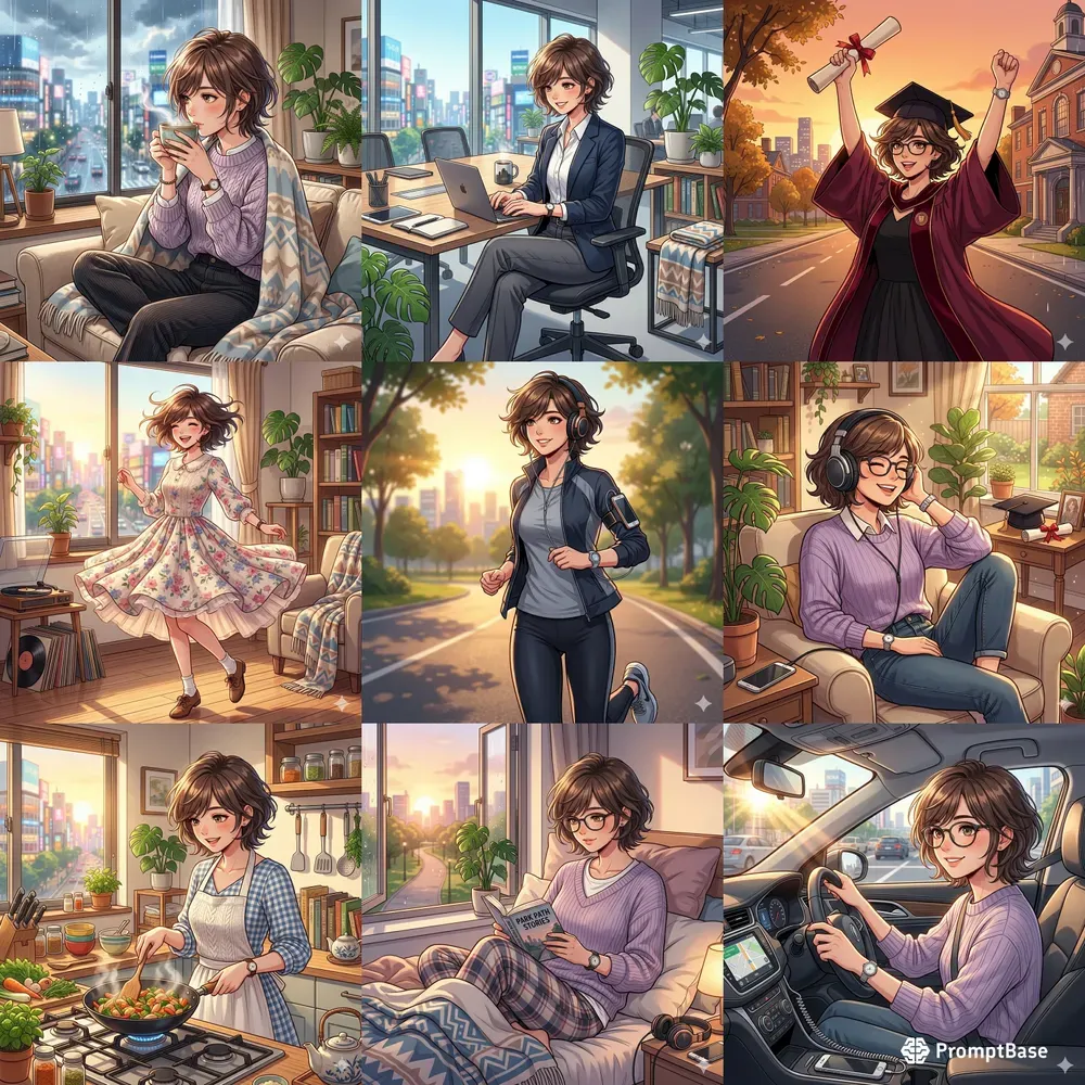 Cozy Anime Girl Lifestyle Collections