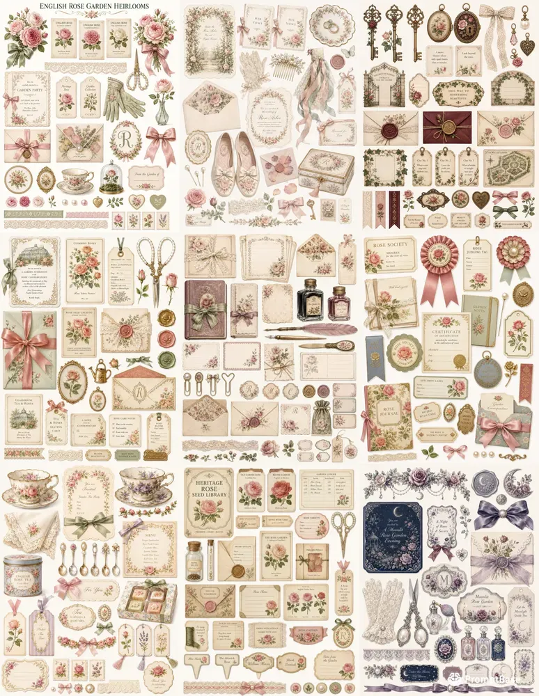 English Rose Garden Assets