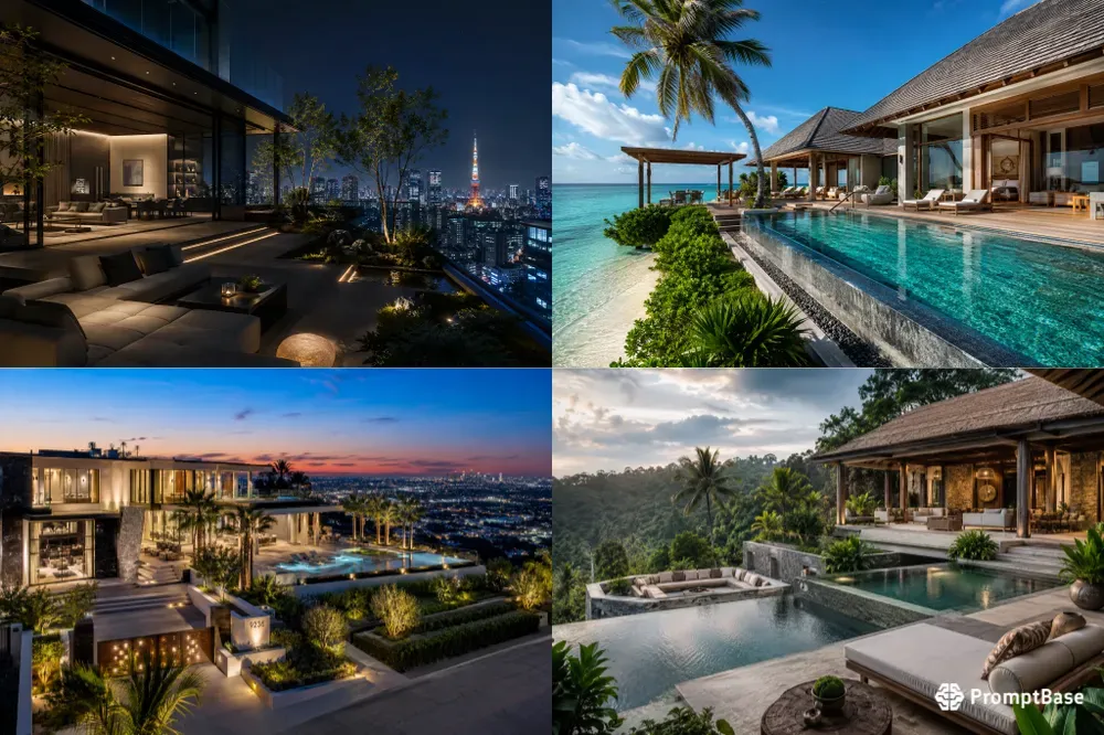 Ultrarealistic Luxury Real Estate Ads