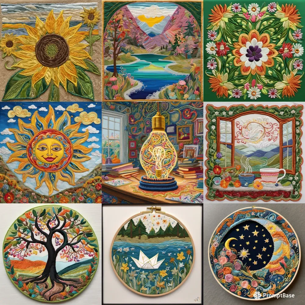 Simple Metaphysical Embroideries