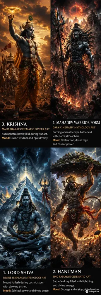 Mythology Cinematic Posters