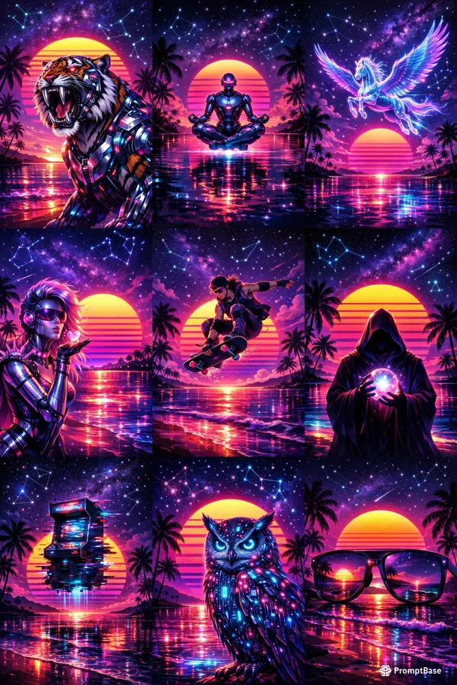 Neon Horizon The Synthwave Collections