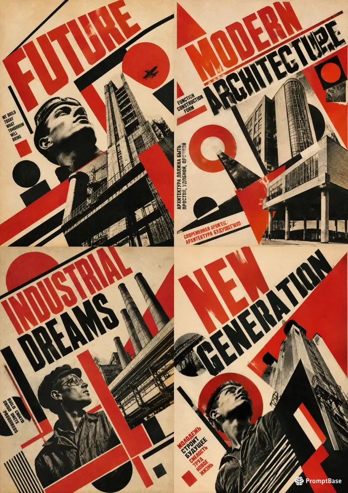 Constructivist Poster Generator