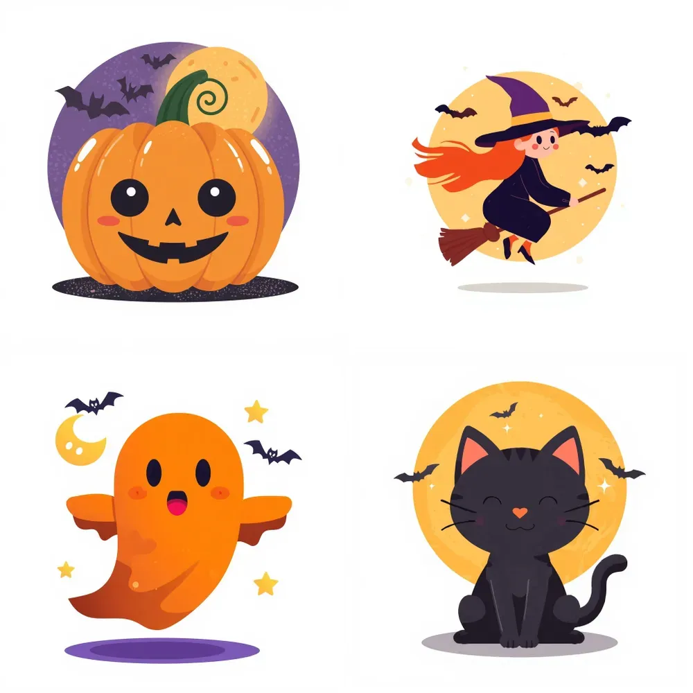 Spooky Halloween Illustrations