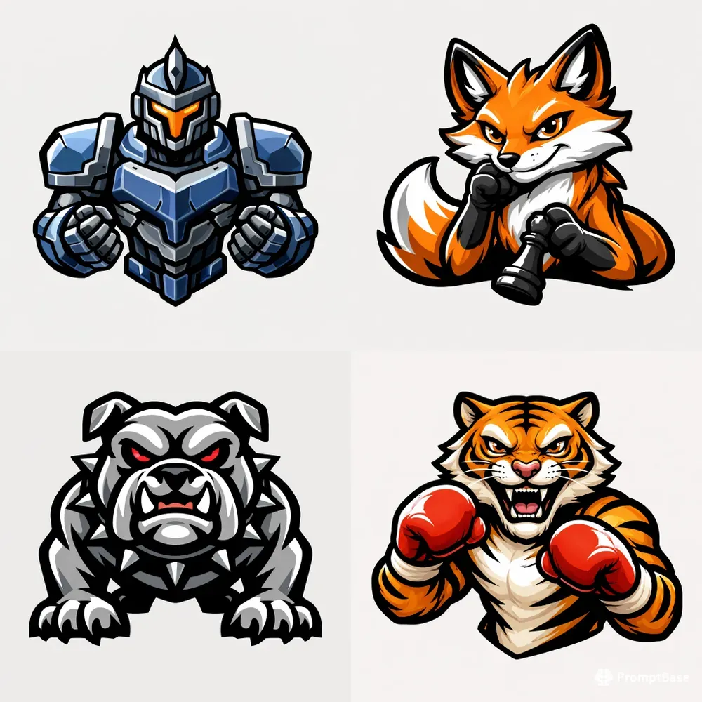 Bold Mascot Logo Character Systems