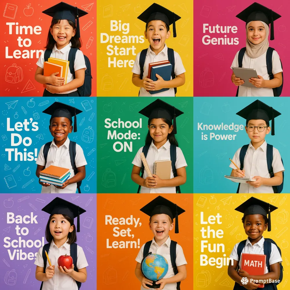 Back To School Sale Kid Posters